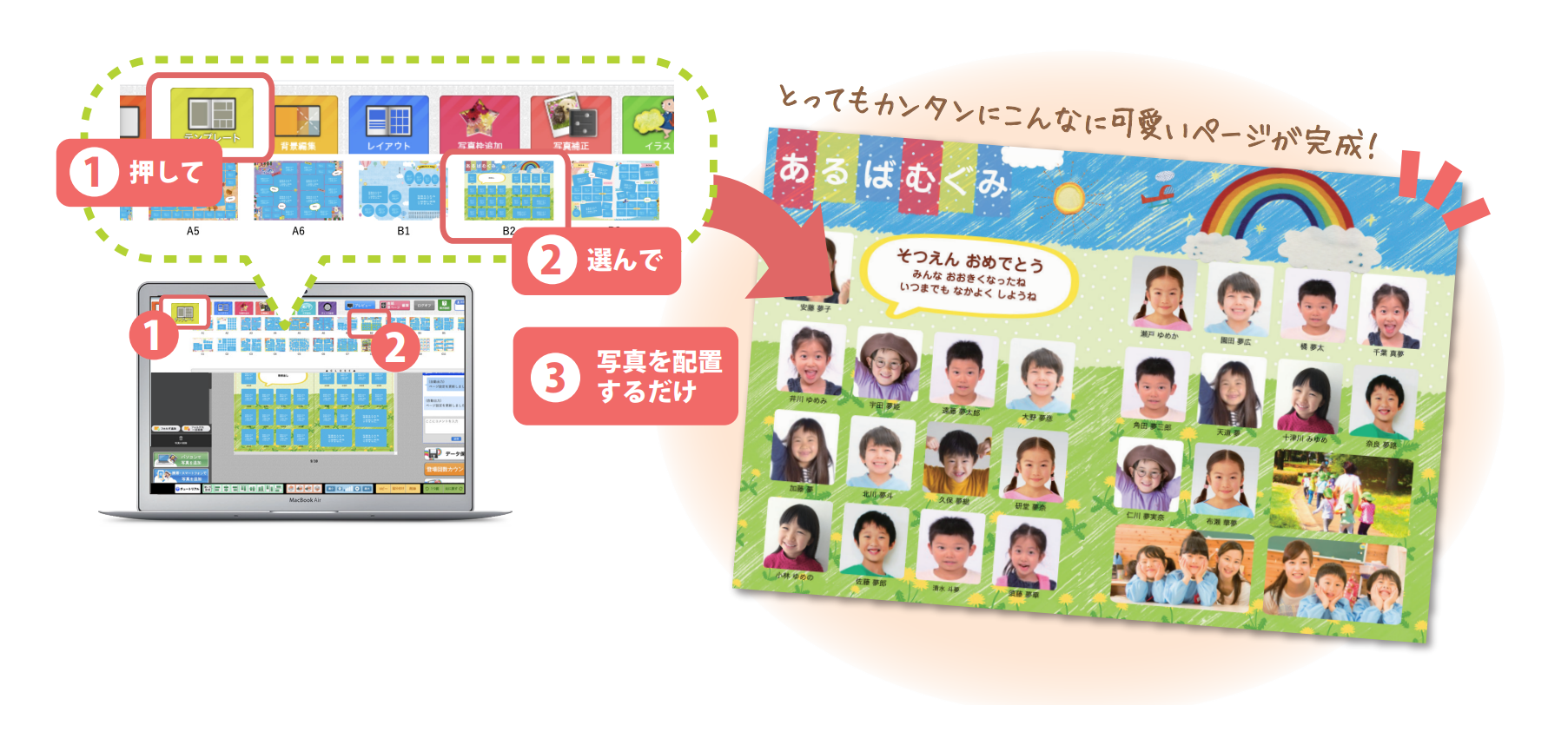デザインテンプレートの説明です