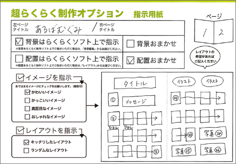 デザイン指示用紙